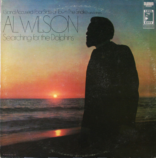 Image of Front Cover of LP - VG+/VG+ - AL WILSON, Searching For The Dolphins (Soul City; SCS-92006, US 1969), Lightest of marks. Light ringwear.,  - 3226374E