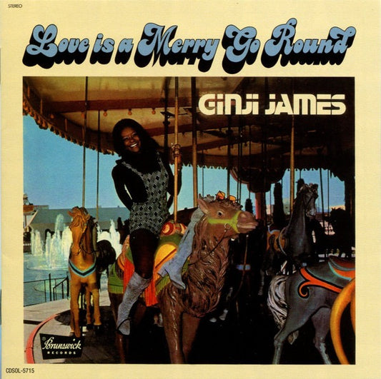 Image of Front Cover of CD - VG+/VG+ - GINJI JAMES, Love Is A Merry-Go-Round (Solid Records; CDSOL-5715, Japan 2013 Reissue, Jewel Case, With Obi), ,  - 3216454C