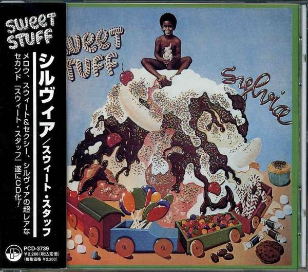 Image of Front Cover of CD - VG+/VG+ - SYLVIA, Sweet Stuff (P-Vine Records; PCD-3739, Japan 1994 Reissue, Jewel Case, With Obi), ,  - 3216420C