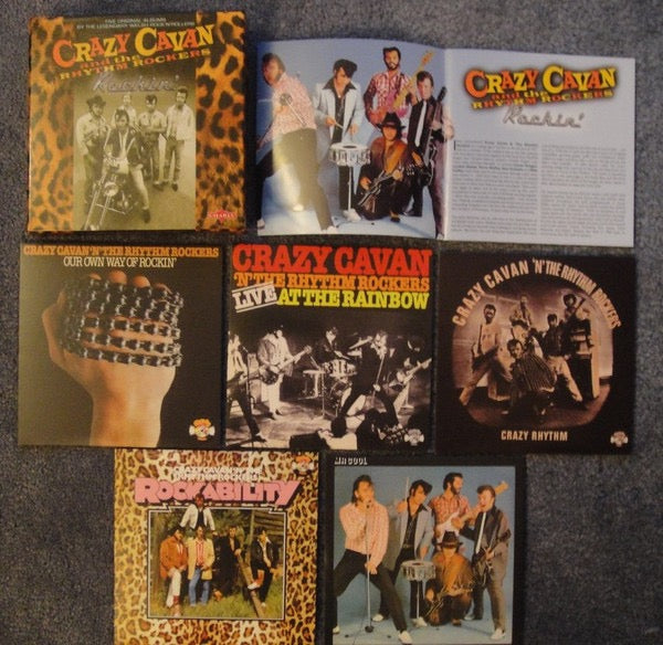 Image of Label Cover of 5xCD - VG+/VG+ - CRAZY CAVAN AND THE RHYTHM ROCKERS, Rockin' (Charly Records; CHARLY J 752, UK 2014, Clamshell Box Set, Booklet), One light mark on disc 3.,  - 3216474C