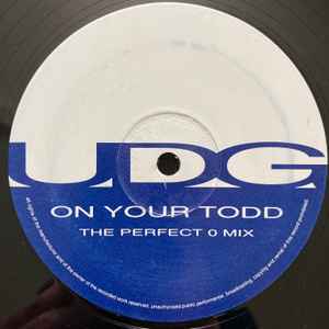 Image of Label Cover of 12" - G+/G+ - UDG, On Your Todd (Mixdown Records; MIX UK 9, UK 1992, Company Sleeve), strong G+. light hairlines and one or two scuffs. original company sleeve - opened shrink and creasing,  - 3246361S