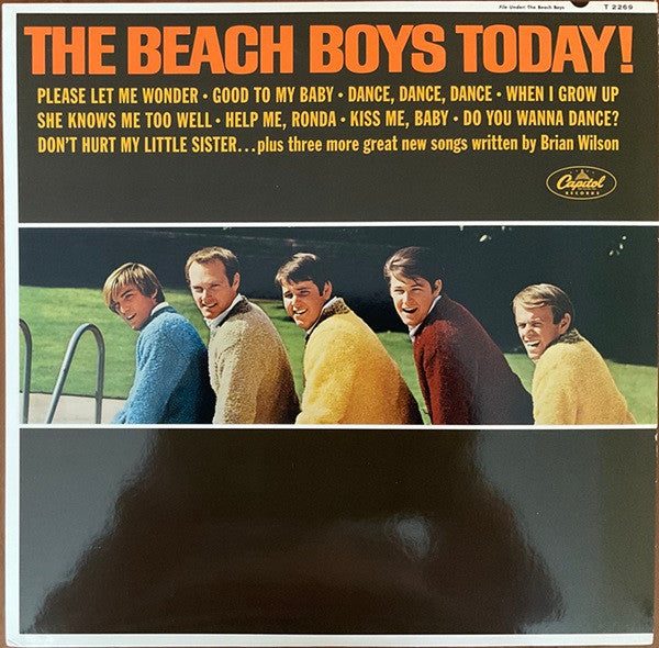Image of Front Cover of LP - EX/EX - THE BEACH BOYS, The Beach Boys Today! (Capitol Records ; T 2269, US 2009 Reissue, Company Inner, Mono, 180 Gram Vinyl), ,  - 3226251E