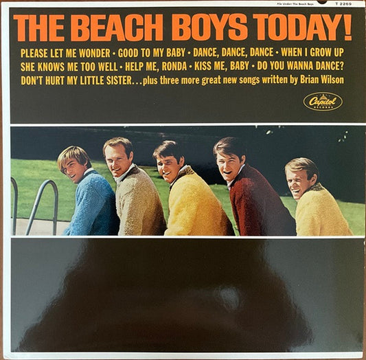Image of Front Cover of LP - EX/EX - THE BEACH BOYS, The Beach Boys Today! (Capitol Records ; T 2269, US 2009 Reissue, Company Inner, Mono, 180 Gram Vinyl), ,  - 3226251E