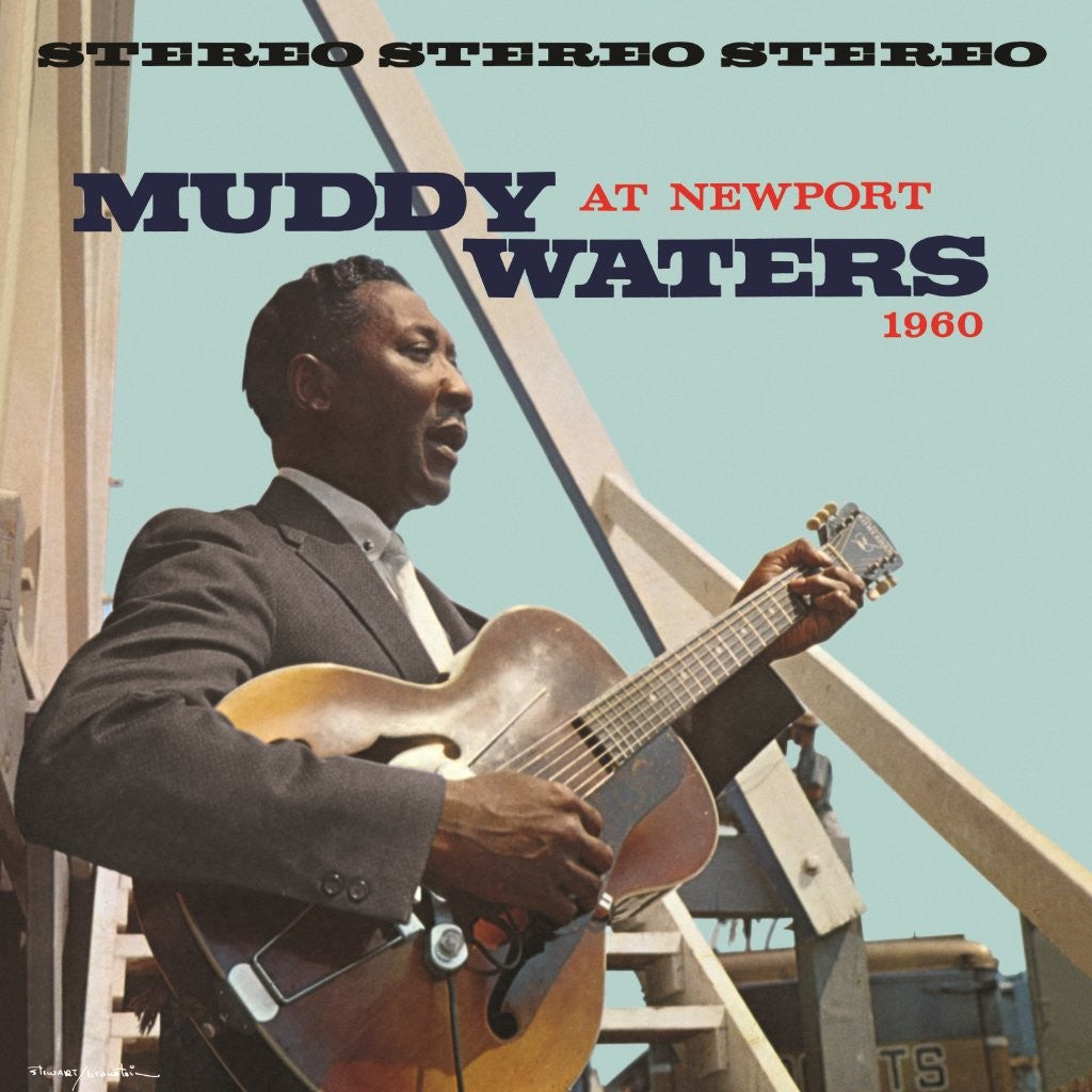 Image of Front Cover of LP - NEW/NEW - MUDDY WATERS, Muddy Waters At Newport 1960 (Acoustic Sounds) (Chess Records; 5749015, UK 2026 Reissue, 180g Black Vinyl), , Recorded live at the Newport Jazz Festival on July 3, 1960, At Newport 1960 captures Muddy Waters in electrifying form. This audiophile reissue is remastered from the original analog tapes and pressed on 180-gram vinyl at Quality Record Pressings (QRP), packaged in a tip-on gatefold sleeve. - 9410094C