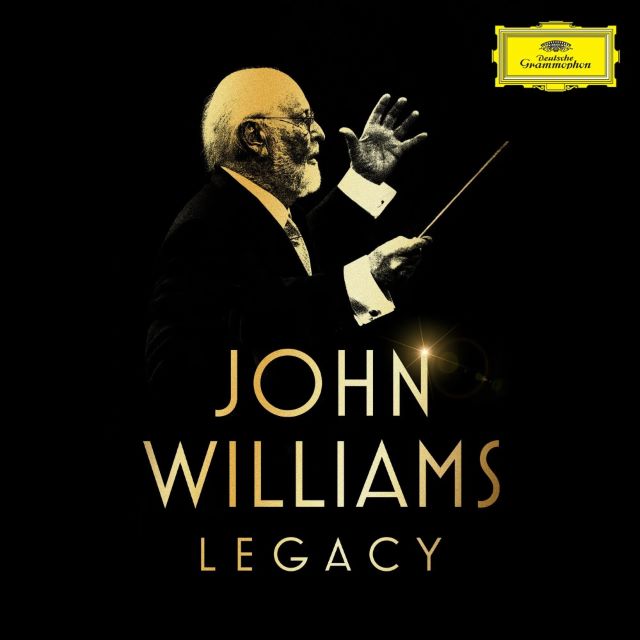 Image of Front Cover of 2xLP - NEW/NEW - JOHN WILLIAMS, Legacy (Decca Us / Duetsche Grammophoin; 4869082, UK 2026), , This album brings together some of John Williams’ most iconic film music, including themes from Star Wars, Harry Potter, Jurassic Park, Indiana Jones and E.T. John Williams conducts his own compositions, with performances by the Berliner Philharmoniker, Vienna Philharmonic and Recording Arts Orchestra of Los Angeles. - 9410097C