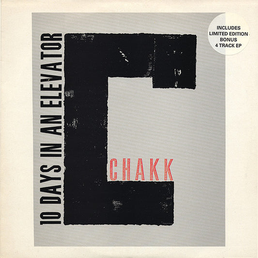 Image of Front Cover of 2xLP - VG+/VG+ - CHAKK, 10 Days In An Elevator (MCA Records; MCG 6006, UK 1986, 2 Inners, LP with bonus 12" EP), ,  - 3246331S