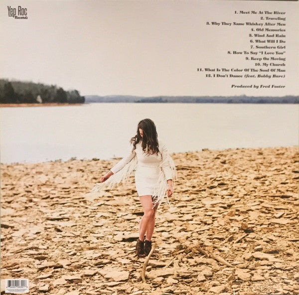 Image of Back Cover of LP - EX/VG+ - DAWN LANDES, Meet Me At The River (Yep Roc Records ; YEP-2639, US 2018, Inner, Green Vinyl), Strong VG+,  - 3226440E