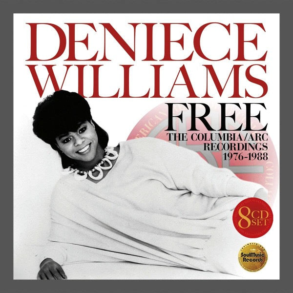 Image of Front Cover of 8xCD - VG+/VG+ - DENIECE WILLIAMS, Free (The Columbia/Arc Recordings 1976-1988) (SoulMusic Records; SMCR-5199BX, UK 2021, Clamshell Box Set, Booklet & Inners), ,  - 3216493C