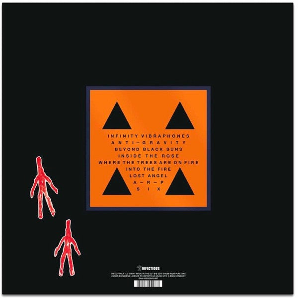 Image of Back Cover of LP - NEW/NEW - THESE NEW PURITANS, Inside The Rose (Infectious Music; INFECT496LP, UK & Europe 2019, Inner, Acidic splatter vinyl), ,  - 3236095E