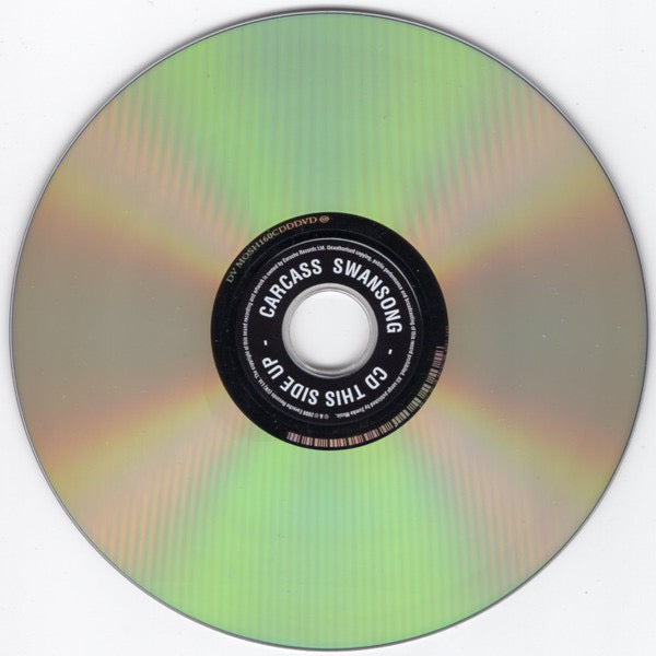 Image of Label Cover of CD - VG/VG - CARCASS, Swansong (Earache; MOSH160CDD, UK 2008 Reissue, Digipak, Sticker, Dual Disc CD/DVD), ,  - 3216481C
