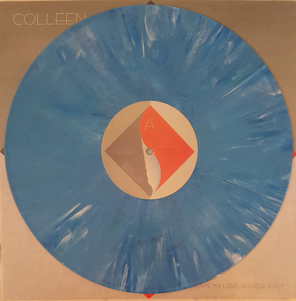 Image of Label Cover of LP - EX/EX - COLLEEN, A Flame My Love, A Frequency (Thrill Jockey; THRILL 449, US 2017, Picture Sleeve, Inner, Blue Marbled Vinyl), Still In Stickered Shrinkwrap,  - 3226432E