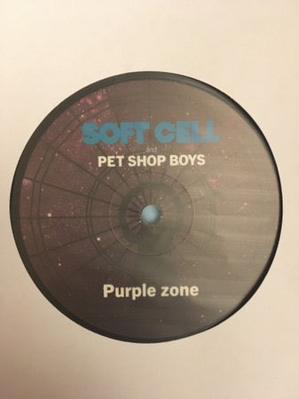 Image of Label Cover of 12" - NEW/NEW - SOFT CELL AND PET SHOP BOYS, Purple Zone (BMG; 538795211, Worldwide 2022, Picture Sleeve), ,  - 3236097E