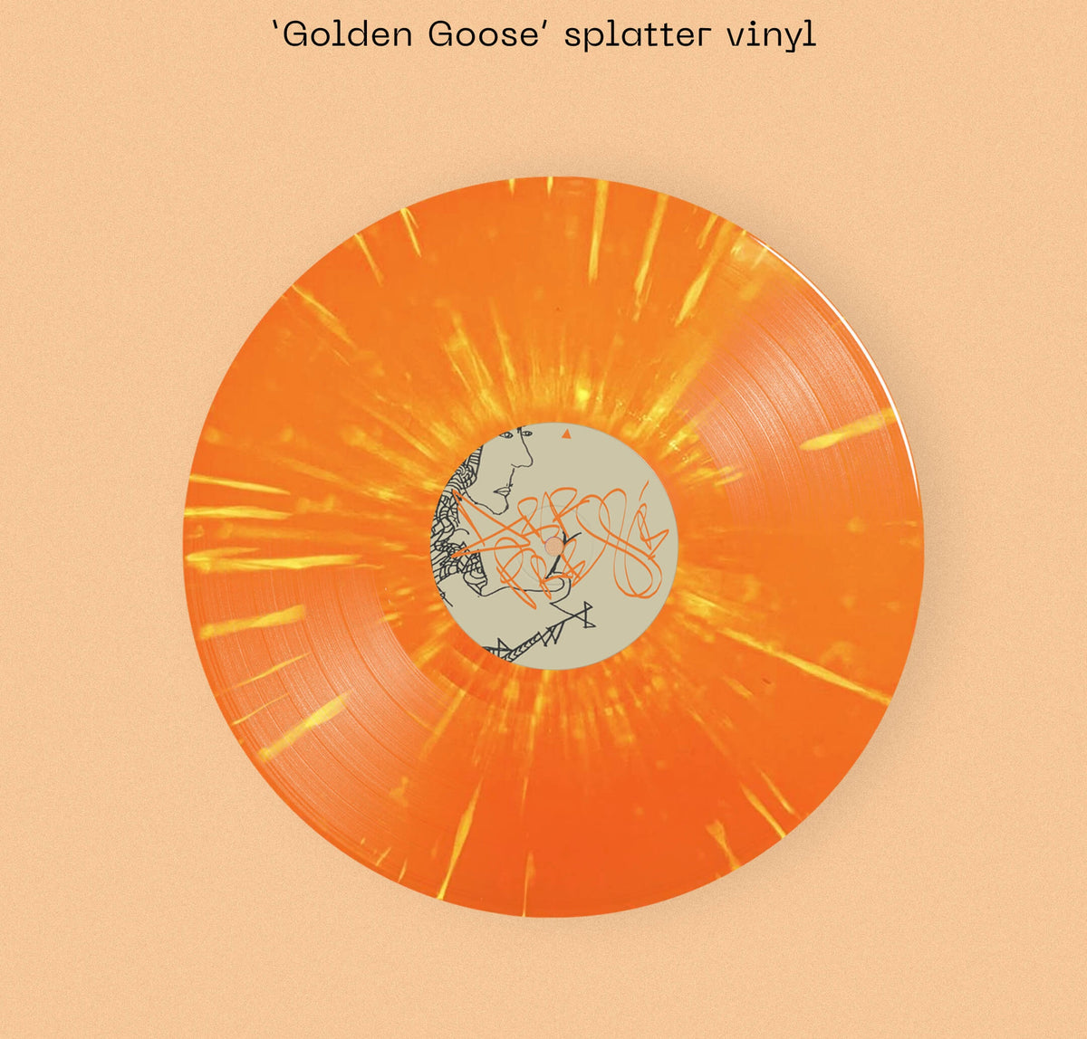 Image of Back Cover of LP - NEW/NEW - PAN AMSTERDAM, Panarama - Dinked Edition (Def Pressé; DFPR34LPD, UK 2026, Golden Goose Splatter Vinyl, Limited Pressing of 350, Dinked Edition No. 434, Bespoke A3 folded poster - “Aren’t I Generous” painted by Leron Thomas.), , Trumpeter, rapper and sonic wanderer Pan Amsterdam (aka Leron Thomas) has carved out one of the most distinctive voices operating at the intersection of jazz and hip-hop today. The Houston-born, New York-based musician and composer releases his n