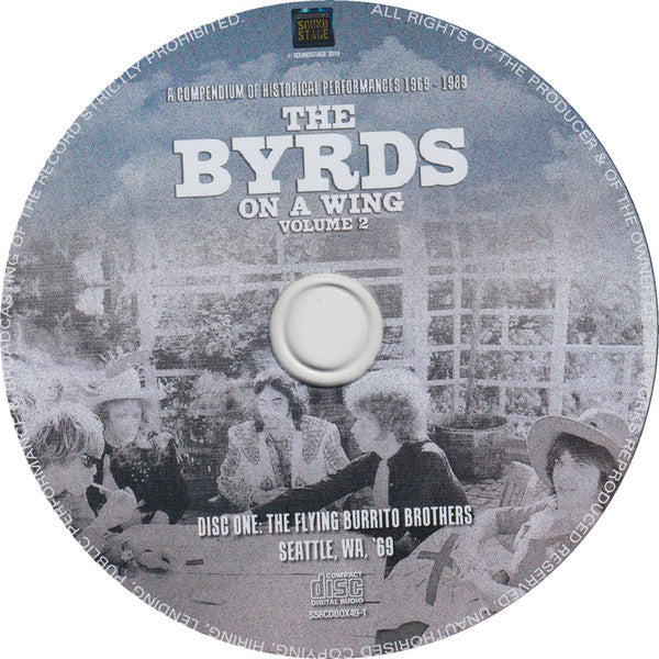 Image of Label Cover of 6xLP - VG+/VG+ - THE BYRDS, The Byrds On A Wing Volume 2 (Sound Stage; SS6CDBOX49,  2019, Box Set, Booklet), ,  - 3336001E