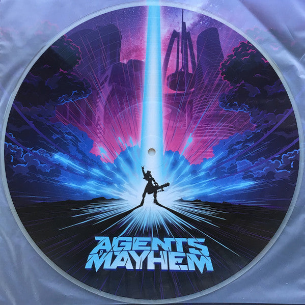Image of Front Cover of LP - /VG+ - VARIOUS, Agents Of Mayhem (Not On Label; none, UK 2017, NO Die Cut Cover, Picture Disc), NO Cover, Just Picture Disc,  - 3346002S