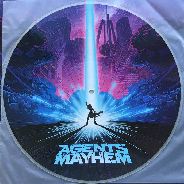 Image of Back Cover of LP - /VG+ - VARIOUS, Agents Of Mayhem (Not On Label; none, UK 2017, NO Die Cut Cover, Picture Disc), NO Cover, Just Picture Disc,  - 3346002S
