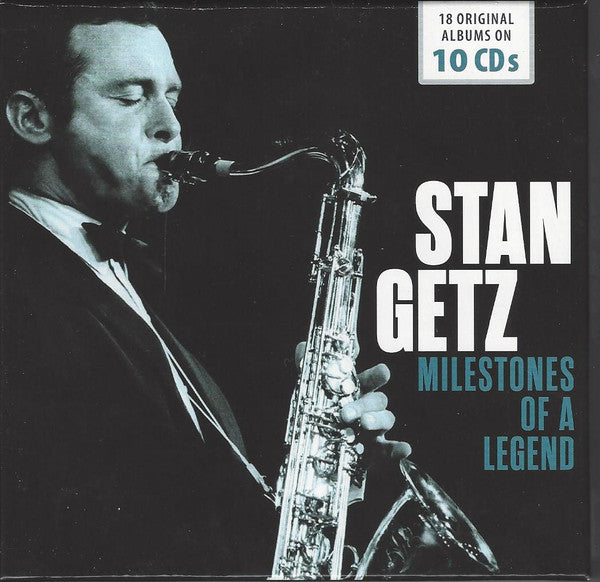 Image of Front Cover of 10xCD - VG+/VG+ - STAN GETZ, Milestones Of A Legend (The Intense Media; 600304, USA & Europe 2016, Box Set, Booklet), ,  - 3336004E