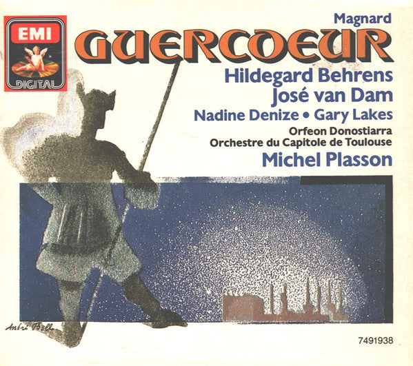 Image of Front Cover of 3xCD - VG+/VG+ - MICHEL PLASSON, JOS  VAN DAM, HILDEGARD BEHRENS, GARY LAKES, NADINE DENIZE, ORFE N DONOSTIARRA, ORCHESTRE NATIONAL DU CAPITOLE DE TOULOUSE, Magnard: Guerc ur (Angel Records Digital; 7491938, France 1987, Box Set, Booklet), ,  - 3336006E