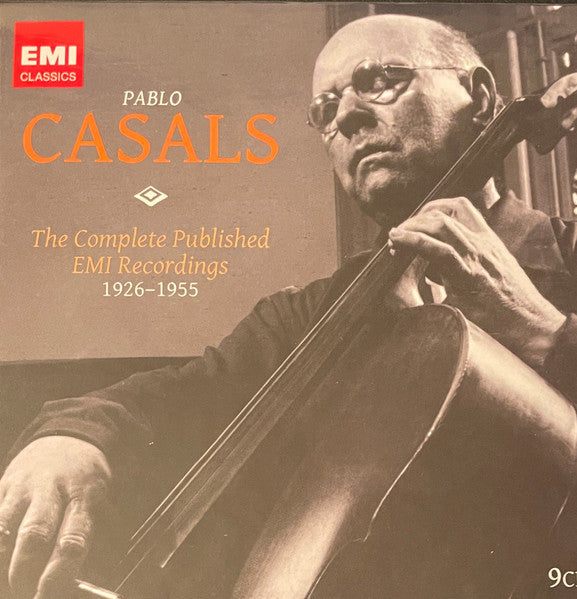 Image of Front Cover of 9xCD - VG+/EX - PABLO CASALS, The Complete Published EMI Recordings 1926-1955 (EMI Classics; 6 94932 2, Europe 2009, Box Set, Booklet), ,  - 3336007E