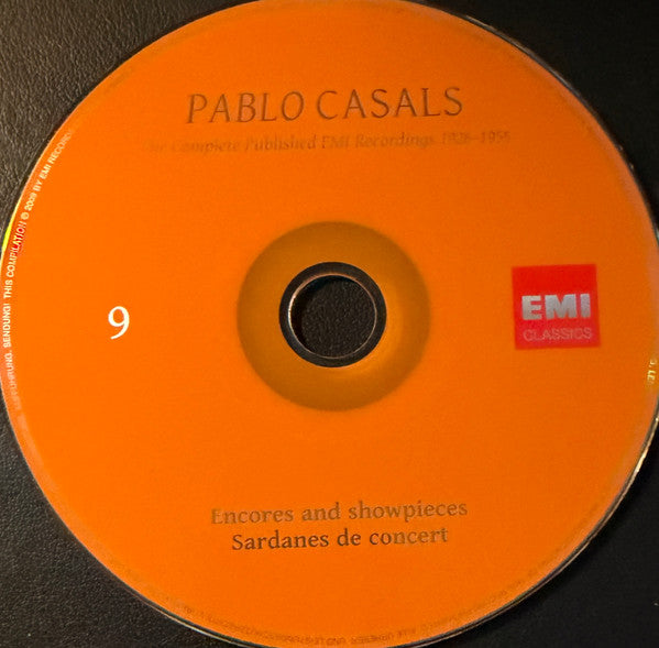 Image of Label Cover of 9xCD - VG+/EX - PABLO CASALS, The Complete Published EMI Recordings 1926-1955 (EMI Classics; 6 94932 2, Europe 2009, Box Set, Booklet), ,  - 3336007E