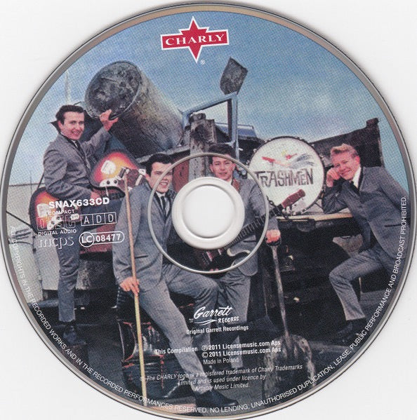 Image of Label Cover of CD - VG+/VG+ - THE TRASHMEN, Surfin' Bird (Charly Records; SNAX633CD, Poland 2011 Reissue, Book Sleeve), ,  - 3316009C
