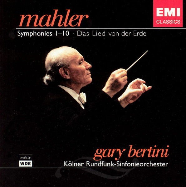 Image of Front Cover of 11xCD - VG+/VG+ - GARY BERTINI, K LNER RUNDFUNK-SINFONIEORCHESTER, Mahler: Symphonies 1-10   Das Lied Von Der Erde (EMI Classics; 3 40238 2, Europe 2005, Box Set, Booklet), ,  - 3336016E