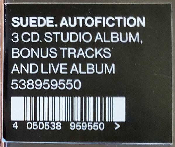 Image of Label Cover of 3xCD - EX/EX - SUEDE, Autofiction (BMG; 538959550, UK 2023, Limited Edition), Still Sealed in Shrinkwrap wigh Hype Sticker,  - 3336018E