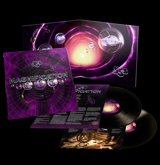 Image of Front Cover of 2xLP - NEW/NEW - YES, Magnification (Mercury; 7502473, UK 2026, Limited Edition / 180-Gram / Half-Speed Cut), , This edition of Yes’ 19th studio album “Magnification” was cut to lacquers at half-speed and pressed on two 180-gram LPs to deliver a highly detailed playback and is packaged in a gatefold jacket featuring new artwork based on the original 2001 designs. Originally released in September 2001, “Magnification”, from progressive rock legends Yes, was their first studio album to