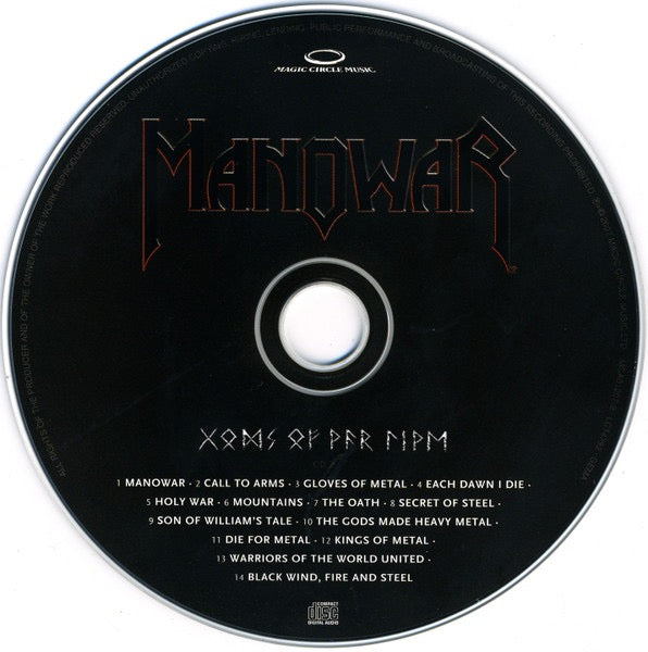 Image of Label Cover of CD - VG+/VG+ - MANOWAR, Gods Of War Live (Magic Circle Music; MCA 01207-2, Germany 2007, Double Digipak, Booklet), ,  - 3316020C