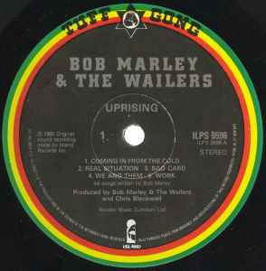 Image of Label Cover of LP - VG/VG+ - BOB MARLEY & THE WAILERS, Uprising (Island Records; ILPS 9596, UK 1980, Textured Sleeve), textured sleeve. light storage wear to sleeve,  - 2046029S