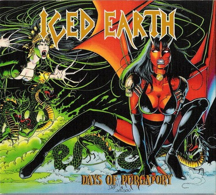 Image of Front Cover of 2xCD - VG+/VG - ICED EARTH, Days Of Purgatory (Century Media; 77165-2, UK, Europe & US 1998 Reissue, Double Digipak, Booklet), ,  - 3316022C