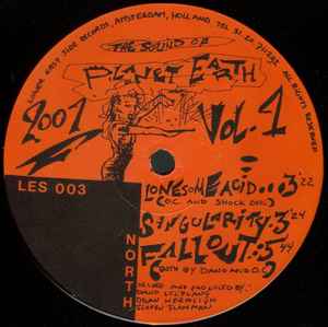 Image of Label Cover of LP - VG/VG - 2001, The Sound Of Planet Earth - Amsterdam's Most Talented Vol. 1 (Lower East Side Records ; LES 003, Netherlands 1990, Stickered Picture Sleeve), light marks only. few light creases to sleeve,  - 3346045S