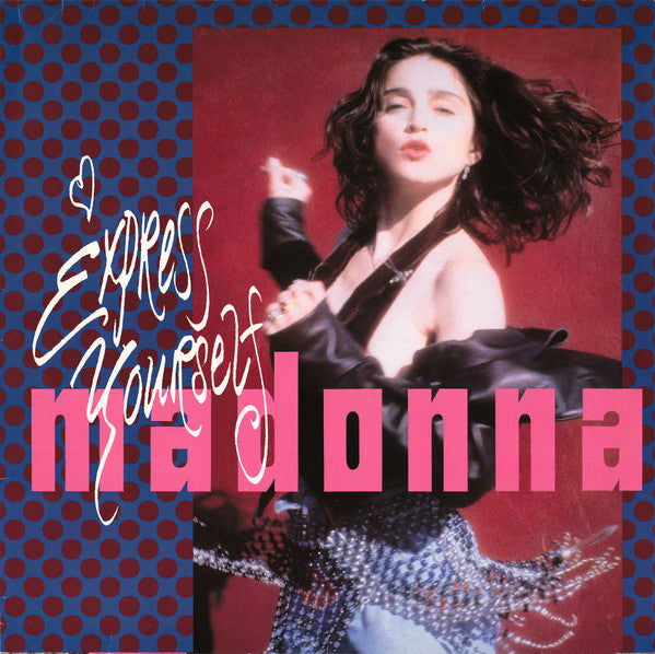 Image of Front Cover of 12" - VG/VG+ - MADONNA, Express Yourself (Sire; W 2948 T, Europe 1989, Picture Sleeve, Alsdorf Pressing), ,  - 3316036C