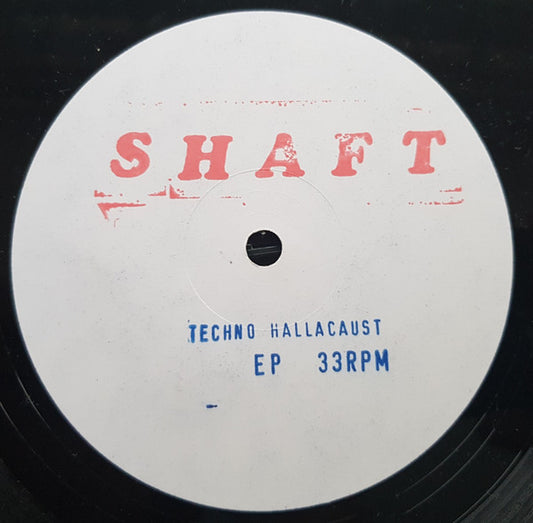 Image of Front Cover of 12" - /VG - SHAFT, Techno Hallacaust EP (Bassic ; BASS 6T, UK 1991), light marks only,  - 3346048S