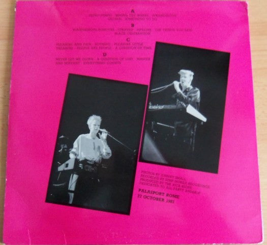 Image of Back Cover of 2xLP - VG/VG+ - DEPECHE MODE, Italian Tour 11-87 (DM Music; DM-R-16,  1988, Unofficial), Second disc has alternate label. Ringwear.,  - 3326061E