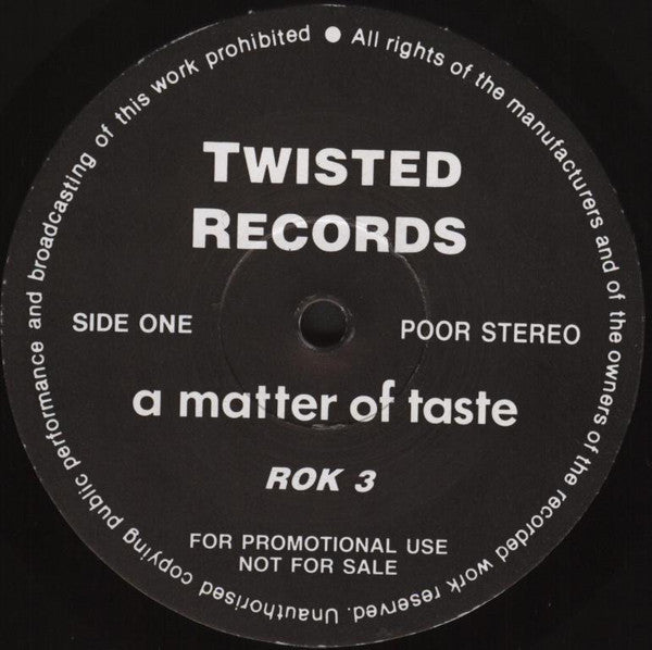 Image of Label Cover of 2xLP - VG/VG+ - DEPECHE MODE, A Matter Of Taste (Twisted Records; ROK 3 / MODE,  , Unofficial), Edgewear, creases.,  - 3326062E
