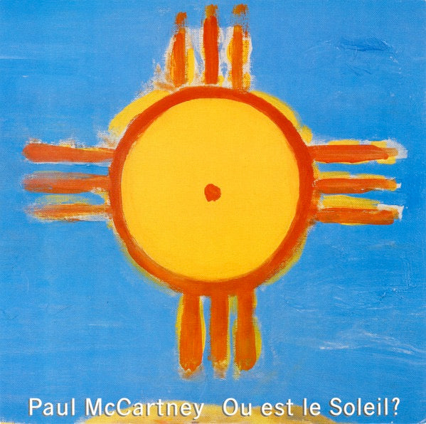 Image of Front Cover of 12" - VG+/VG - PAUL MCCARTNEY, Ou Est Le Soleil? (Parlophone; 14 2034136, 	Italy 1989, Picture Sleeve), ,  - 3316097C