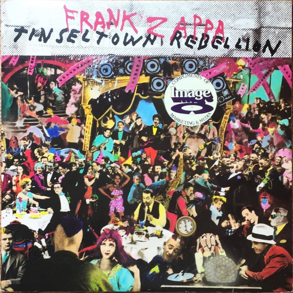Image of Front Cover of 2xLP - VG/VG - FRANK ZAPPA, Tinsel Town Rebellion (Barking Pumpkin Records; PW2 37336, US 1981, Gatefold, 2 Inners, Santa Maria Pressing), Inners are split. Sleeve has a large cut out.,  - 3316060C