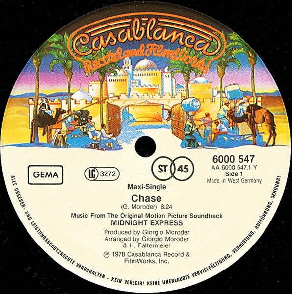 Image of Label Cover of 12" - VG/VG - GIORGIO MORODER, Chase (Casablanca; 6000 547, Germany 1978, Picture Sleeve), ,  - 3316132C