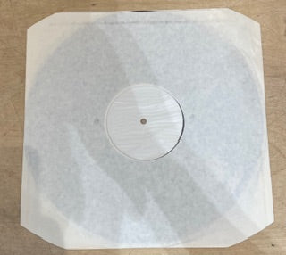 Image of Label Cover of 2xLP - VG/VG - FRANK ZAPPA, Guitar (, UK 1988, White Label Test Pressing, Pasted Print On Plain Sleeve, Two Page Promo Insert), LP1 Good+ / LP2 VG+. Sleeve is worn & creased.,  - 3316150C