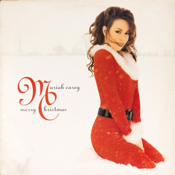 Image of Front Cover of LP - EX/VG - MARIAH CAREY, Merry Christmas (Columbia; 477342 1, UK & Europe 1994, Inner), Vinyl strong VG, a few light hairlines. Sleeve still in opened shrinkwrap.,  - 3316152C