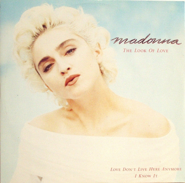 Image of Front Cover of 12" - VG/VG - MADONNA, The Look Of Love (Sire; W8115T, UK 1987, Picture Sleeve, MT DAMONT Runouts), Strong VG,  - 3316117C