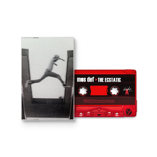 Image of Front Cover of Cassette - NEW/NEW - MOS DEF, The Ecstatic (Rhymesayers Entertainment; RSE395CS, UK 2026 Reissue), , Originally released in June 2009, The Ecstatic stands as a defining artistic statement from Mos Def (now known as yasiin bey)   a richly textured return to form that reaffirmed his status as one of hip-hop s most adventurous and intellectually engaged voices. Arriving a decade after his celebrated debut Black on Both Sides, the album was widely regarded as his strongest work in years,