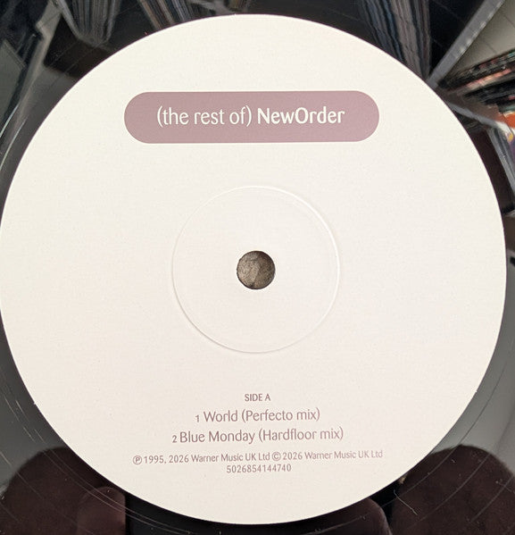 Image of Label Cover of 3xLP - EX/EX - NEW ORDER, (The Rest Of) NewOrder (Warner Music UK Ltd.; 5026854144740, Worldwide 2026 Reissue, 3 Inners, 140 Gram Vinyl), Opened Instore, Still In Stickered Shrinkwrap,  - 3346117S