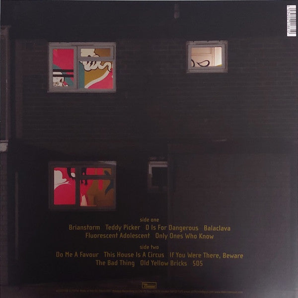 Image of Back Cover of LP - VG+/VG+ - ARCTIC MONKEYS, Favourite Worst Nightmare (Domino; WIGLP188, Europe 2018 Reissue, Gatefold, Insert), ,  - 3316083C
