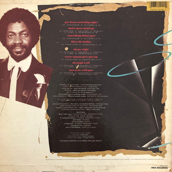 Image of Back Cover of LP - VG+/VG - OLIVER CHEATHAM, Saturday Night (MCA Records; MCA-5410, US 1983), ,  - 3326081E
