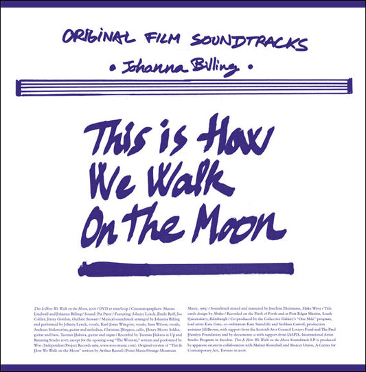 Image of Front Cover of LP - VG+/VG+ - JOHANNA BILLING, This Is How We Walk On The Moon (Apparent Extent ; ae006, Germany 2008, Insert), Corner Bump,  - 3326091E