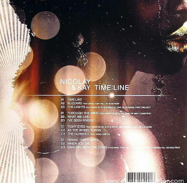 Image of Back Cover of 2xLP - VG/VG+ - NICOLAY & KAY, Time:Line (Nicolay Music; NMR002-1, Germany 2008, Gatefold), ,  - 3346141S