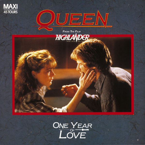 Image of Front Cover of 12" - VG/VG+ - QUEEN, One Year Of Love (EMI; 2014346, France 1986, Picture Sleeve, DMM Company Inner), Clean and glossy, The odd cosmetic hairline, Sleeve has light edge wear, Some pinches to edges and a light crease. With nice French DMM inner. ,  - 3316219C