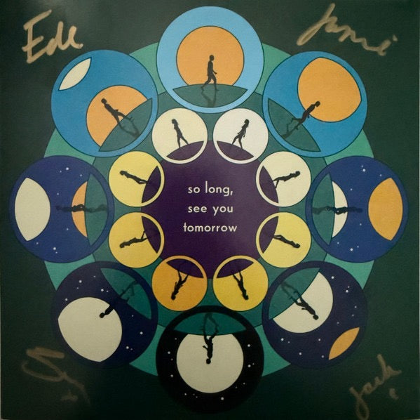 Image of Label Cover of LP - VG+/EX - BOMBAY BICYCLE CLUB, So Long, See You Tomorrow (Island Records; 6588940, Worldwide 2024 Reissue, Stickered Plastic Sleeve, A5 Signed Art Print, 10th Anniversary Limited Edition of 1,500 Zoetrop Picture Disc), With signed print,  - 3316222C